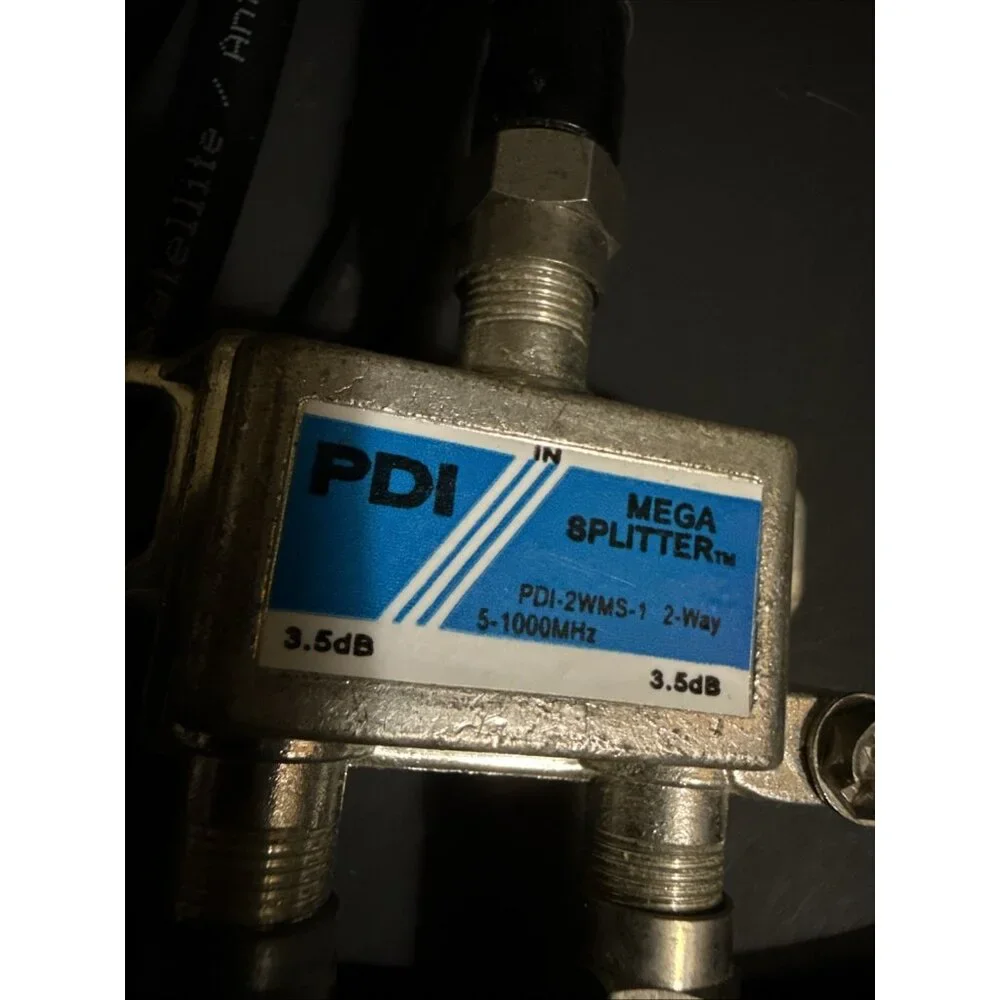 PDI Mega Splitter 2-Way Coax Splitter Dish Network & Rocketfish Digital Cables